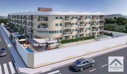 Apartamento com 3 dormitórios à venda, 77 m² por R$ 739.895,89 - Cumbuco - Caucaia/CE