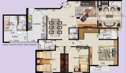 COTA GRUPO 11  |  3 DORMS (1 SUÍTE)   |  EMBU DAS ARTES