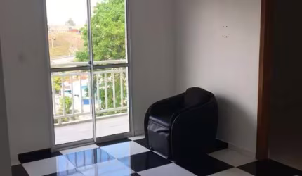 Apartamento à venda em Embu das Artes-SP: 2 quartos, 2 salas, 1 banheiro, 1 vaga de garagem - 53,00 m² no Jardim Vista Alegre.