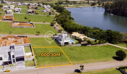 Terreno em condomínio fechado à venda na Rua Engenheiro José Pedro Paladino, Residencial Sete Lagos, Itatiba, 1000 m2 por R$ 600.000