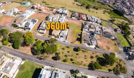 Terreno em condomínio fechado à venda na Rua Dervile José Batistella, Loteamento Residencial Dolce Vita, Itatiba, 360 m2 por R$ 278.000
