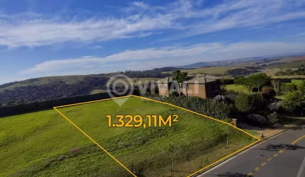 Terreno em condomínio fechado à venda na Estrada Municipal Manoel Stefani, Capela do Barreiro, Itatiba, 1329 m2 por R$ 690.000