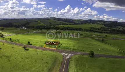 Terreno em condomínio fechado à venda na Rodovia Alkindar Monteiro Junqueira, Sítio da Moenda, Itatiba, 1000 m2 por R$ 325.000