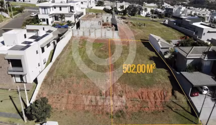 Terreno em condomínio fechado à venda na Avenida Rosa Scavone, Reserva Santa Rosa, Itatiba, 502 m2 por R$ 450.000