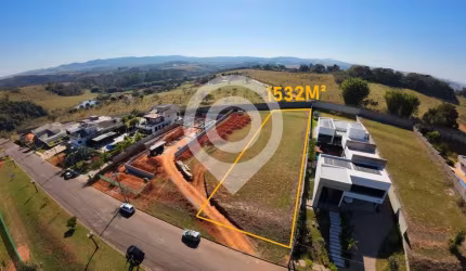 Terreno em condomínio fechado à venda na Avenida Nossa Senhora das Graças, Condominio Ville de France, Itatiba, 1532 m2 por R$ 550.000