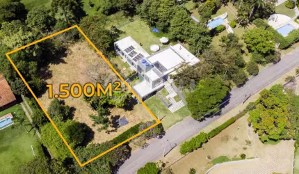 Terreno em condomínio fechado à venda na Avenida Nossa Senhora das Graças, Ville Chamonix, Itatiba, 1500 m2 por R$ 610.000