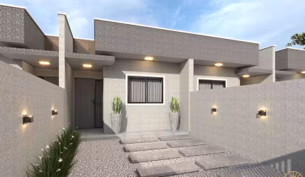 Casa Geminada à 1200mts da Praia, no Bairro Gravatá em Navegantes/SC