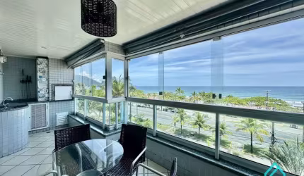 Apartamento frente mar com 3 suítes à venda na Praia Grande - Ubatuba SP
