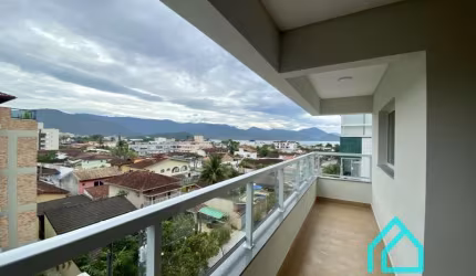 Apartamento novo 2 dormitórios sendo 1 suíte na Praia do Itaguá com vista para o mar em Ubatuba SP