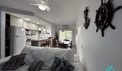 Apartamento de Alto Padrão com 2 Quartos (1 Suíte), Varanda Gourmet, 2 Vagas de Garagem e Lazer Completo na Praia das Toninhas - Ubatuba, SP