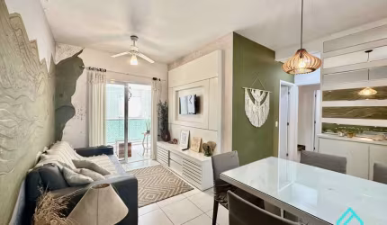 Oportunidade apartamento todo decorado a venda com 2 dormitórios na Praia Grande Ubatuba SP