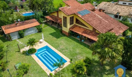 Casa com 5 dormitórios para alugar, 406 m² por R$ 10.000,00/mês - Bairro Do Carmo (Canguera) - São Roque/SP