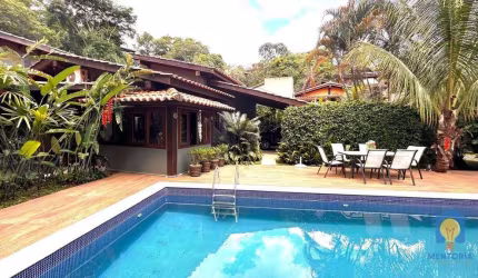 Casa térrea com 4 dormitórios, 320 m² - venda por R$ 2.900.000 ou aluguel por R$ 20.000/mês - Bairro Moinho Velho - Cotia/SP