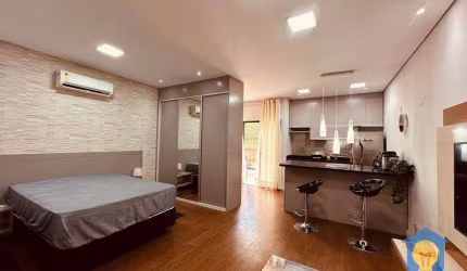 Loft Mobiliado e Equipado em condomínio sofisticado!