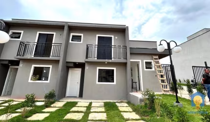 Casa nova com 3 dormitórios à venda, 70 m² por R$ 475.000 - Chácara Ondas Verdes - Cotia/SP