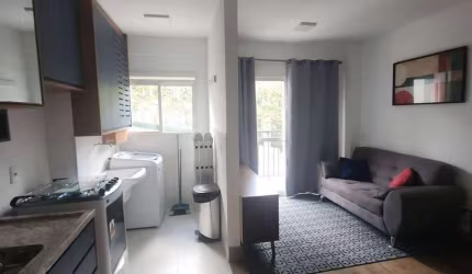 Apartamento com 1 dormitório para alugar, 38 m² mobiliado, por R$ 3.820/mês - Granja Viana - Cotia/SP