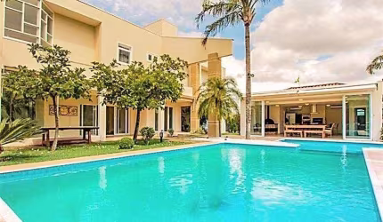 Casa em condomínio fechado com 4 quartos à venda na Rua Eliseu Teixeira de Camargo, 1070, Sítios de Recreio Gramado, Campinas, 572 m2 por R$ 4.987.000
