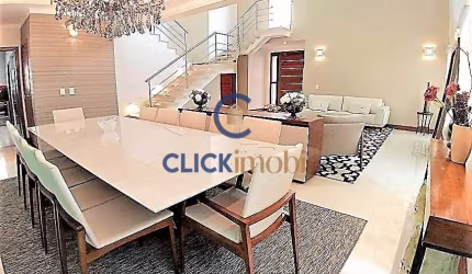 Casa em condomínio fechado com 4 quartos à venda na Rua Professor Roberto Magalhães Randi, 125, Loteamento Mont Blanc Residence, Campinas, 437 m2 por R$ 4.150.000