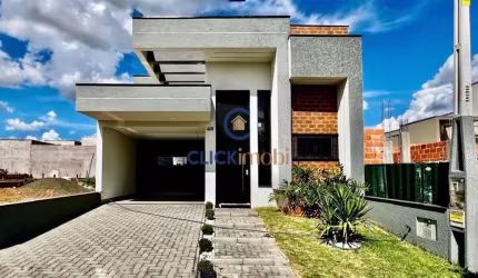 Casa em condomínio fechado com 3 quartos à venda na Avenida Presidente Juscelino Kubitschek de Oliveira, Parque Brasil 500, Paulínia, 140 m2 por R$ 1.100.000