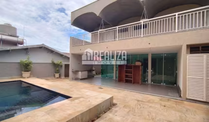Casa de luxo em condomínio com 5 dormitórios em Morada das Fontes, Uberaba.