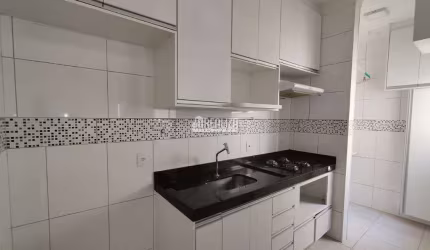 Apartamento para alugar no Condomínio Residendical Atena I, bairro Olinda, Uberaba - 2 dormitórios, suíte, garagem e móveis planejados!