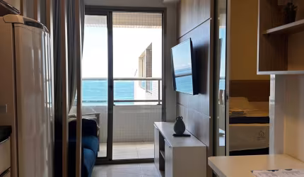 Apartamento Vista Mar 1/4 no Smart Costa Azul