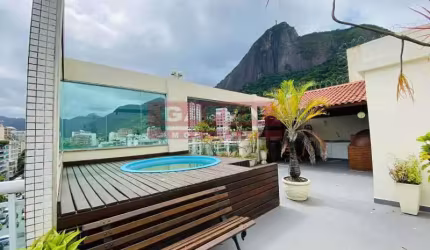 Cobertura com 1 quarto à venda na Rua do Humaitá, Humaitá, Rio de Janeiro, 175 m2 por R$ 1.970.000