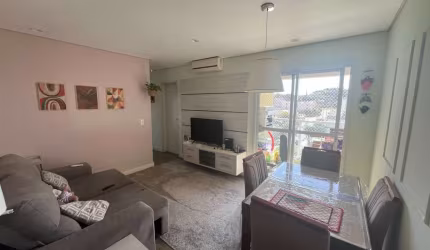 Apartamento semi mobiliado, com planejados e ar condicionado nos 3 quartos, Residencial Belvedere