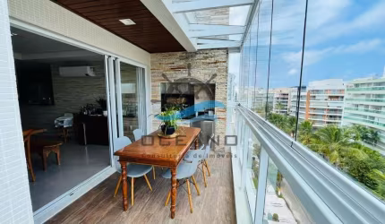 Apartamento para Venda em Bertioga, Riviera, 3 dormitórios, 3 suítes, 4 banheiros, 2 vagas