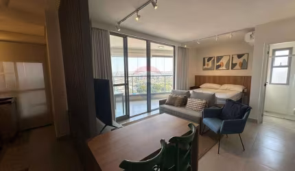 APARTAMENTO FLAT MOBILIADO PARA LOCAÇÃO NO ALTO DA BOA VISTA - RIBEIRÃO PRETO.