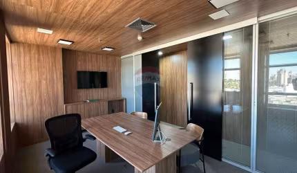 SALA COMERCIAL MOBILIADA PARA ALUGAR NO JARDIM CALIFORNIA - OFFICE TOWER - 77M²