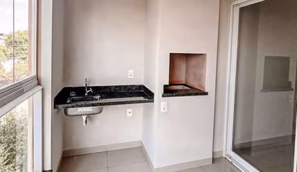 Apartamento novo com 3 quartos e varanda gourmet