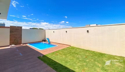 Casa nova com piscina no Condomínio Boa Vista em Birigui