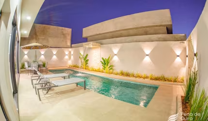 Casa de 200 m² com 3 suítes no condomínio Villa Lobos – Birigui/SP
