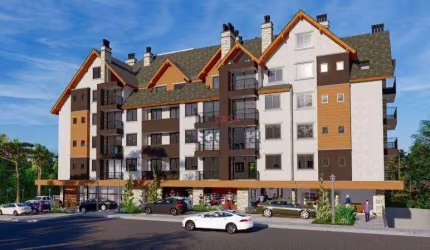 Apartamento com 3 dormitórios à venda, 115 m² por R$ 1.566.085,27 - Ipê Amarelo - Gramado/RS