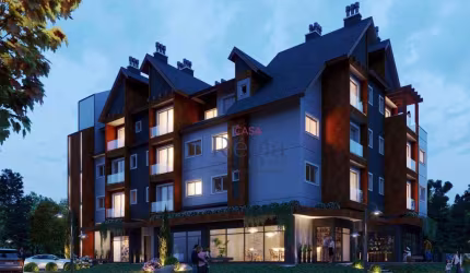 Apartamento com 1 dormitório à venda, 60 m² por R$ 1.093.000,00 - Bavária - Gramado/RS