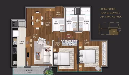 Apartamento à venda, 105 m² por R$ 2.900.000,00 - Centro - Gramado/RS