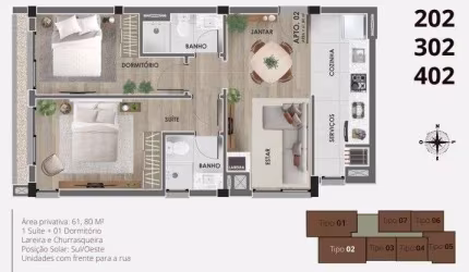 Apartamentos a venda no Centro de Canela!
