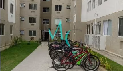 Apartamento com 2 dormitórios para alugar, 46 m² por R$ 850,00/mês - Guaratiba - Rio de Janeiro/RJ