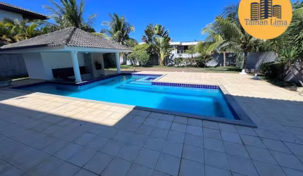 Casa Alto Padrão em Busca Vida, no condominio Busca Ville, 4 suites, reformada, pronta para morar