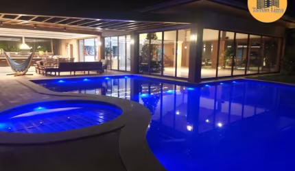 Casa Alto Padrão em Alphaville 2, com 5 suites, a master com 100m², decorada.