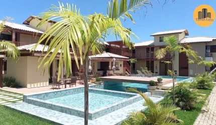 Casa em Condomínio em ITACIMIRIM,  3/4, sendo 2 suites, PORTEIRA FECHADA, na ilha do meio, Camaçari/BA