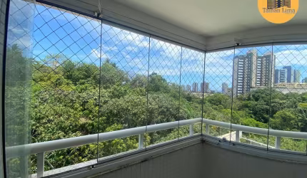 Apartamento em Patamares, no Colina A de PAtamares, 2/4 sendo 1 suite,  89m², nascente, 2 varandas, com vista mar.
