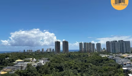Apartamento Alto Padrão no Lê Parc, com 195m², andar alto, nascente, finamente decorado, com 4 vagas, Salvador/Bahia