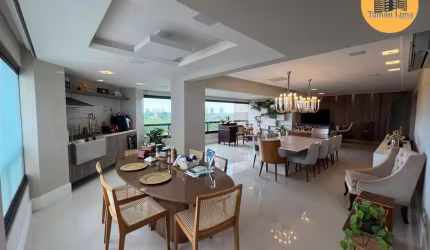 Apartamento Alto Padrão no Greenville Lumno, com 4 suites, todo reformado com 276m², porteira fechada.