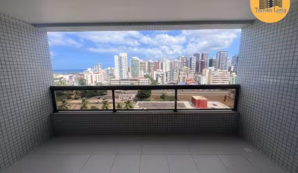 Apartamento Padrão no costa azul, proximo a praça, vista mar, com 3 dormitórios, vista mar.