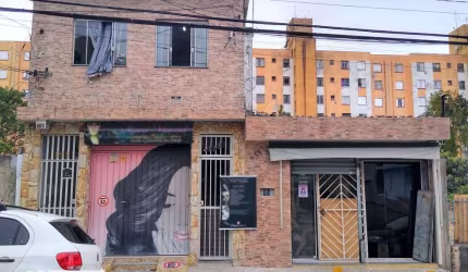 Terreno com 2 casas e 3 salões comerciais à venda, 122 m² por R$ 699.000 - Limoeiro - São Paulo/SP