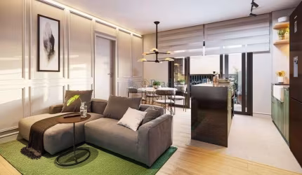 Lançamento à venda, 61m² privativos, 2 dormitórios 1 sendo suíte, 1 vaga, Bacacheri, Curitiba, PR