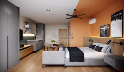Lançamento studio à venda, 45m² privativos, 1 dormitório, Saco Grande, Florianópolis, SC