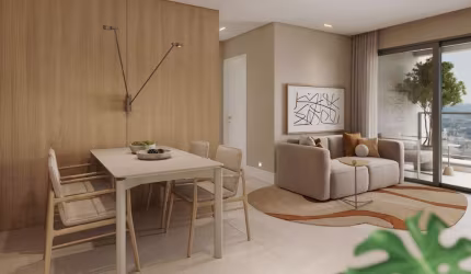 Lançamento à venda, 66m² privativos, 2 dormitórios 1 seno suíte, 1 vaga, Bacacheri, Curitiba, PR